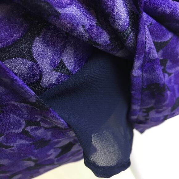 A New Day Shirt Blue Small Floral Tank Top - Picture 12 of 15